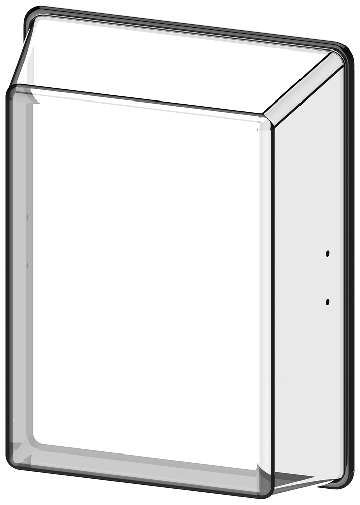 [Imagem TAMPA DE PLEXIGLAS IP55, TRANSPARENTE PARA MONTAGEM NA PORTA DO GABINETE ELÉT 3WL91110AP030AA0 SIEMENS]