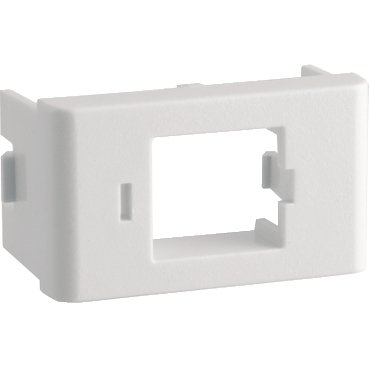 [Imagem TAMPA PARA RJ45 KEYSTONE 1M BR (2 PEÇAS) PRM04701 SCHNEIDER]