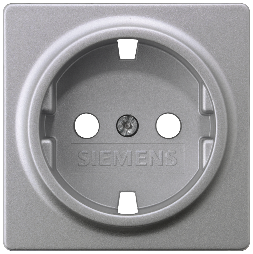 VITA ALUMÍNIO METALIZADO PLACA DE COBERTURA PARA TOMADAS SCHUKO 5UH1083 SIEMENS