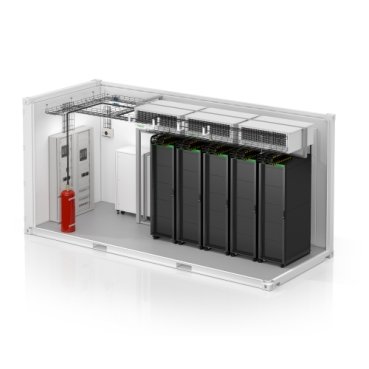 [Imagem do produto EASY ALL IN ONE CONTAINER 27KW 5 RACK 1XELECTRICAL FEED 1XUPS OVERHEAD DX 400V PFMICP027F1R005BD SCHNEIDER]