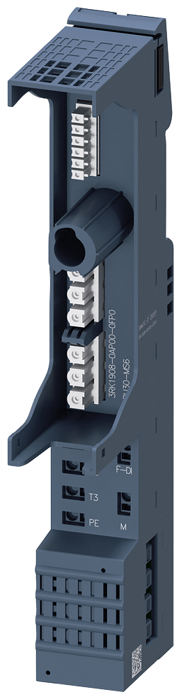 [Imagem BASE-UNIT ET 200SP COM F-DI PARA MOTOR DE PARTIDA SEM ALIMENTAÇÃO 3RK19080AP000FP0 SIEMENS]