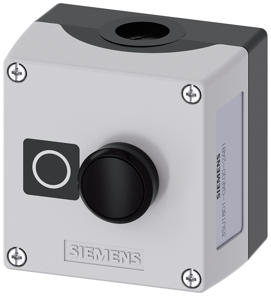 [Imagem do produto CARCAÇA PARA APARELHO DE COMANDO, 22MM, REDONDA 3SU18010AE002AB1 SIEMENS]