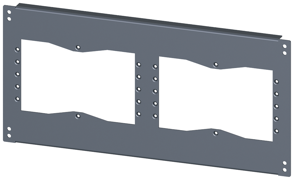 BASE COM CORTES PARA FLANGES IPXX P: 400 MM L: 600 MM 8MF10642UB520 SIEMENS