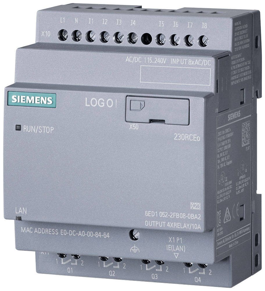 [Imagem do produto LOGO! 230RCEO 6ED10522FB080BA2 SIEMENS]