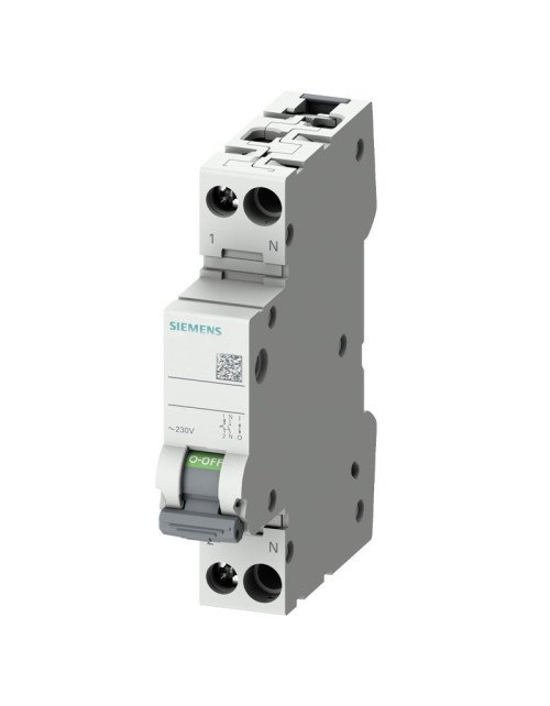 [Imagem DISJUNTOR UNIPOLAR 6KA 30V 5SL60067 SIEMENS]