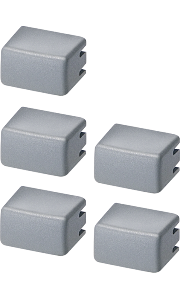 CONJUNTO DE CAPAS PARA BOTÃO 5TE48 CONJUNTO C. 5X CINZENTAS/OPACAS 5TG8060 SIEMENS