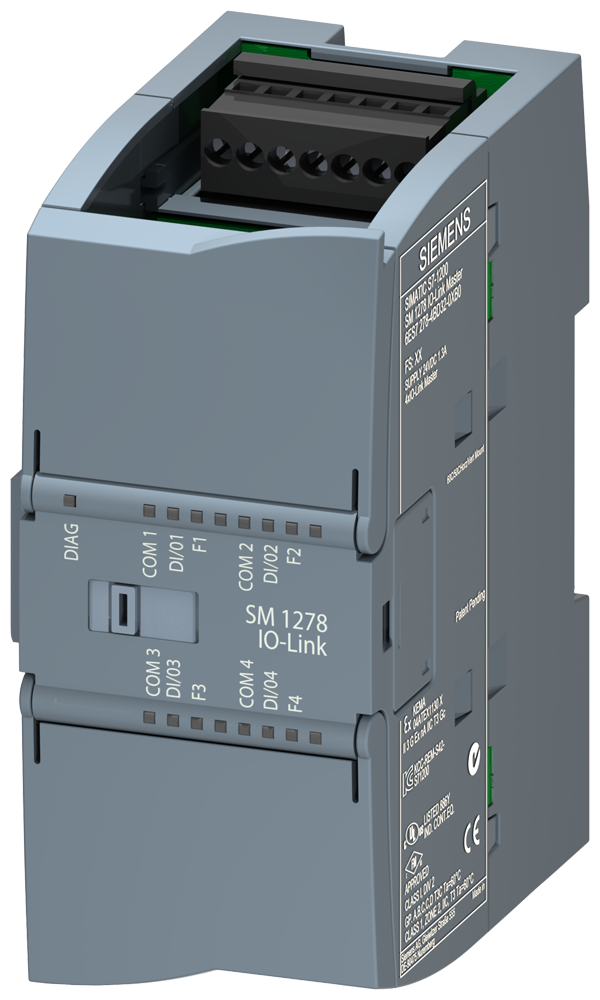 [Imagem do produto SIPLUS S7-1200 SM 1278 4XIO-LINK MASTER -25 ... +70 °C COM REVESTIMENTO CONFORME 6AG12784BD322XB0 SIEMENS]