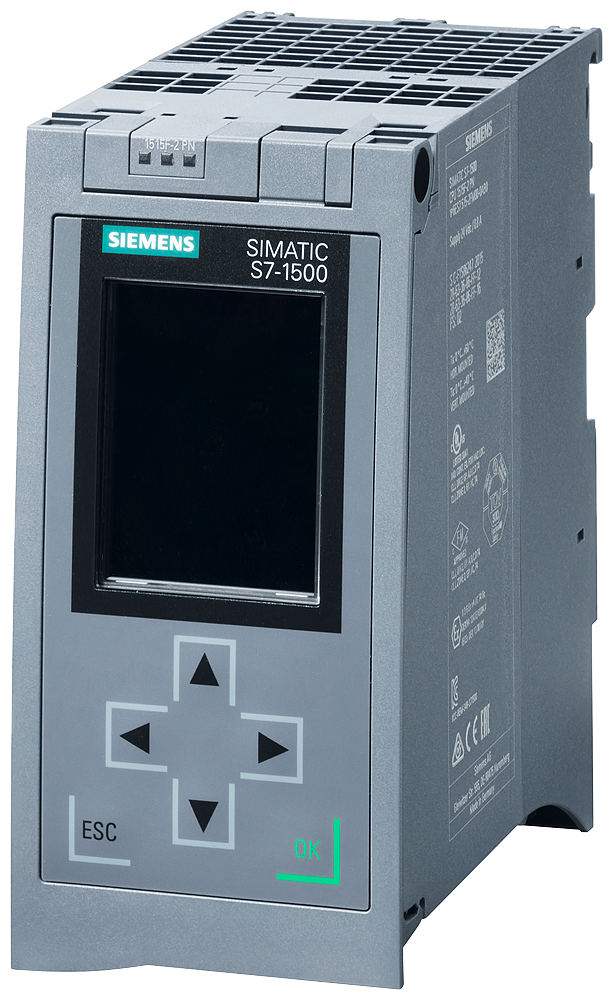 [Imagem do produto CPU COMPACTA 750KB PROFINET IRT 1515F2PN SIMATIC S7 6ES75152FM000AB0 SIEMENS]