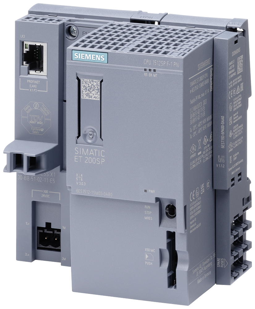 [Imagem do produto SIPLUS ET 200SP CPU 1512SP F-1 PN RAIL -40 ... +60 °C COM REVESTIMENTO CONFORME  6AG25121SM031AB0 SIEMENS]