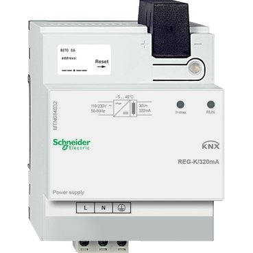 [Imagem do produto FONTE ALIMENTACAO KNX REG-K/320MA MTN684032 SCHNEIDER]