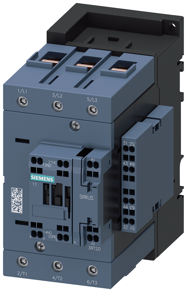 [Imagem do produto CONTATOR AC3:80A 2NA+2NF 230V 50HZ PARAF 3RT20453AP06 SIEMENS]