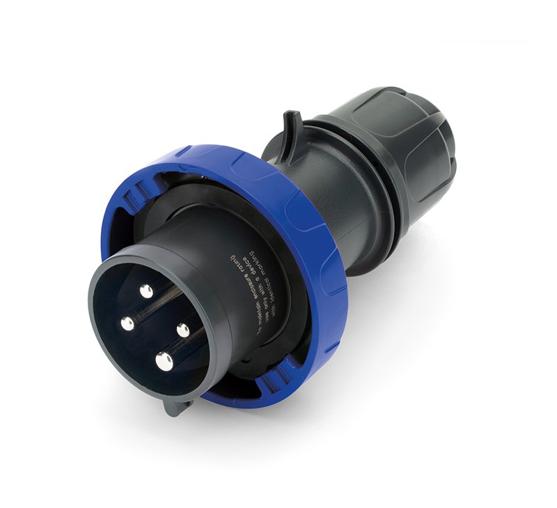 [Imagem do produto PLUGUE MÓVEL 20A 3P 4W 9H IP67 3Ø250V SCA420P9W SCAME]