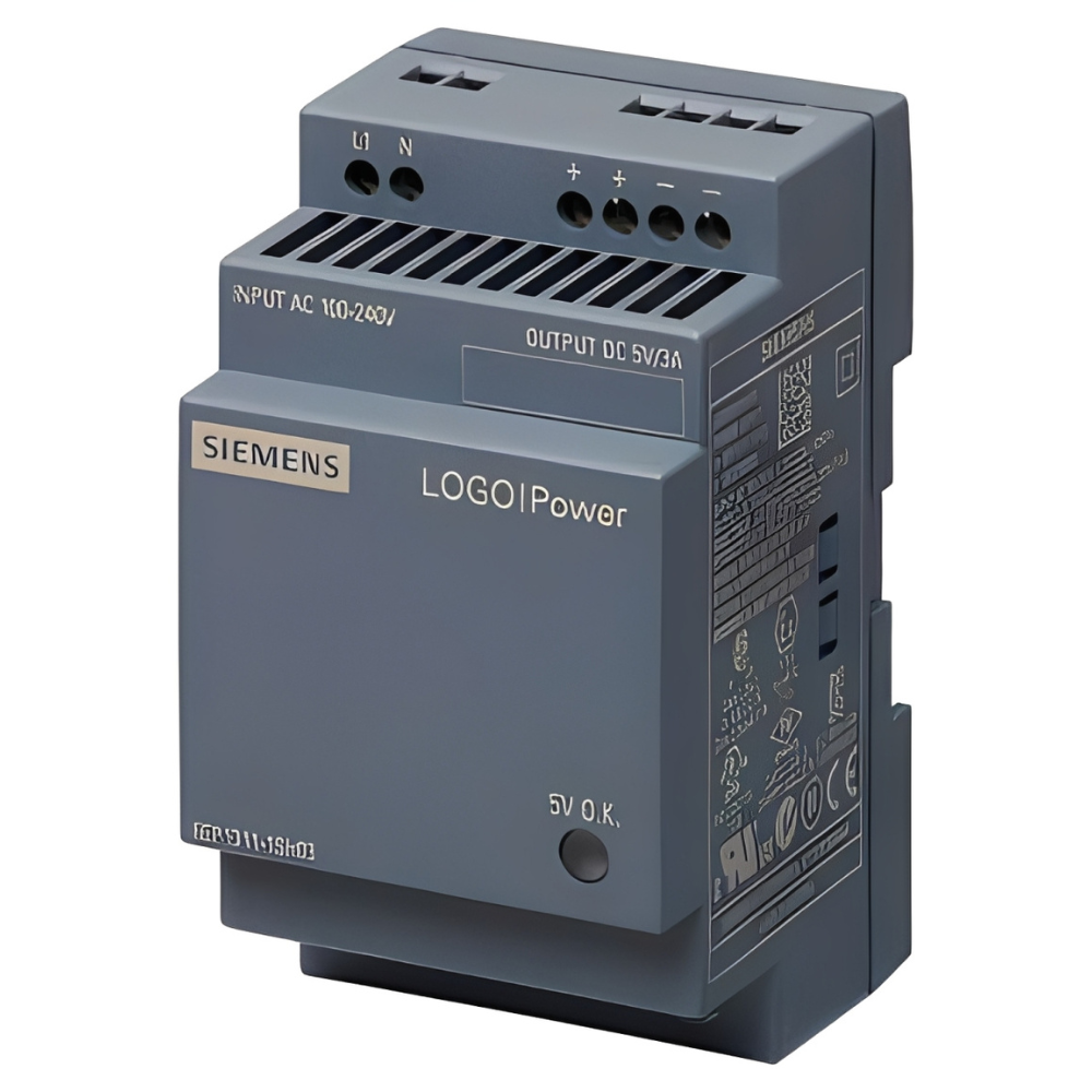 [Imagem do produto FONTE DE ALIMENTAÇÃO LOGO!POWER 3A 15W 5VCC 6EP13111SH03 SIEMENS]