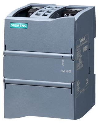 [Imagem MÓDULO DE ALIMENTAÇÃO ENTRADA 120/230V CA SAÍDA 24V CC/2.5A SIMATIC S7-1200 PM1207 6EP13321SH71 SIEMENS]