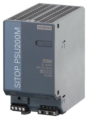 [Imagem FONTE DE ALIMENTAÇÃO ESTABILIZADA 5A 24VCC 120/230/500VCA SITOP PSU200M 6EP13333BA10 SIEMENS]