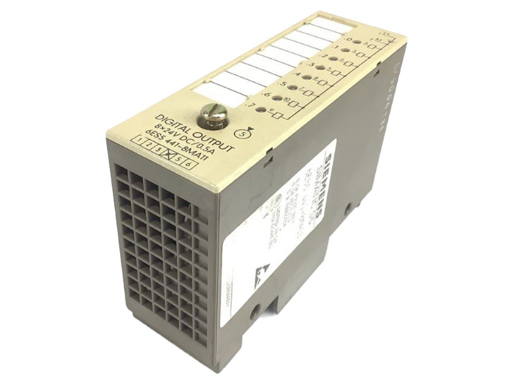 [Imagem MÓDULO SAÍDA DIGITAL 441 N/ISOLADA PARAS5-90U/-95U/-100U ET 100U/ET 200U 8 SAÍDAS 24V CC 0.5A SIMATIC S5 6ES54418MA11 SIEMENS]