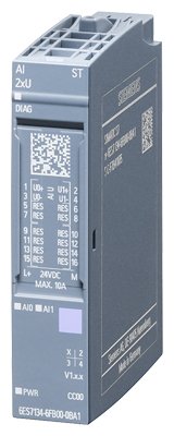 [Imagem ET200SP: 2X AI. 2XU STD. PU1 6ES71346FB000BA1 SIEMENS]