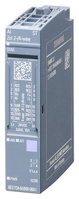 [Imagem ET200SP: 2X AI, 2-/4-FIOS ST 6ES71346GB000BA1 SIEMENS]