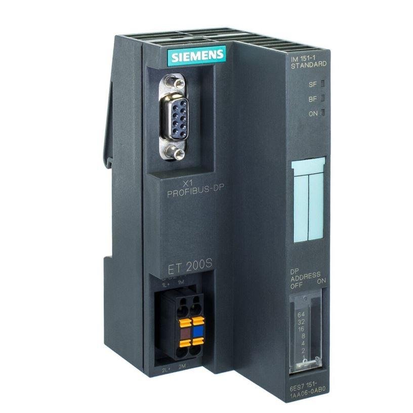 [Imagem MÓDULO INTERFACE IM151-1 PADRÃO PARA ET200S PROFIBUS DP SIMATIC DP 6ES71511AA040AB0 SIEMENS]