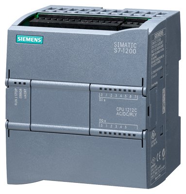 [Imagem CPU 1212C AC/DC/RL 8DI/6DO/2AI SIMATIC S7-1200 6ES72121BE400XB0 SIEMENS]