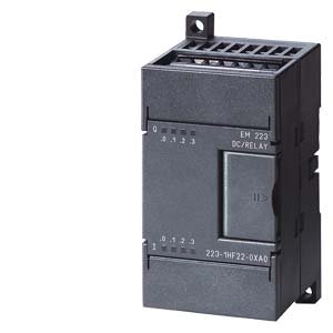 [Imagem MODULO E/S DIGITAL EM 223 4DI 4DO 24V DC 0,75A SIMATIC S7-200 6ES72231BF220XA0 SIEMENS]