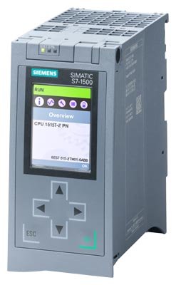 [Imagem CPU 1515T-2 PN 750KB + 3MB S7-1500 6ES75152TM010AB0 SIEMENS]