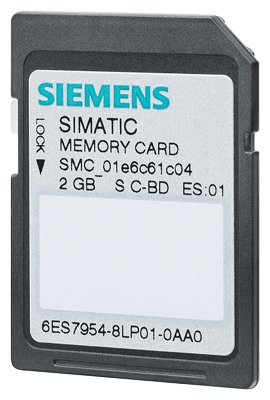 [Imagem CARTÃO DE MEMÓRIA FLASH 256MB 3.3V PARA S7-1X00 CPU SIMATIC S7 6ES79548LL030AA0 SIEMENS]