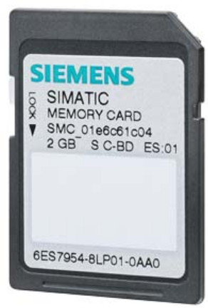 [Imagem CARTÃO DE MEMÓRIA PARA CPU S7-1X00 3V FLASH 256MB SIMATIC S7 6ES79548LL040AA0 SIEMENS]