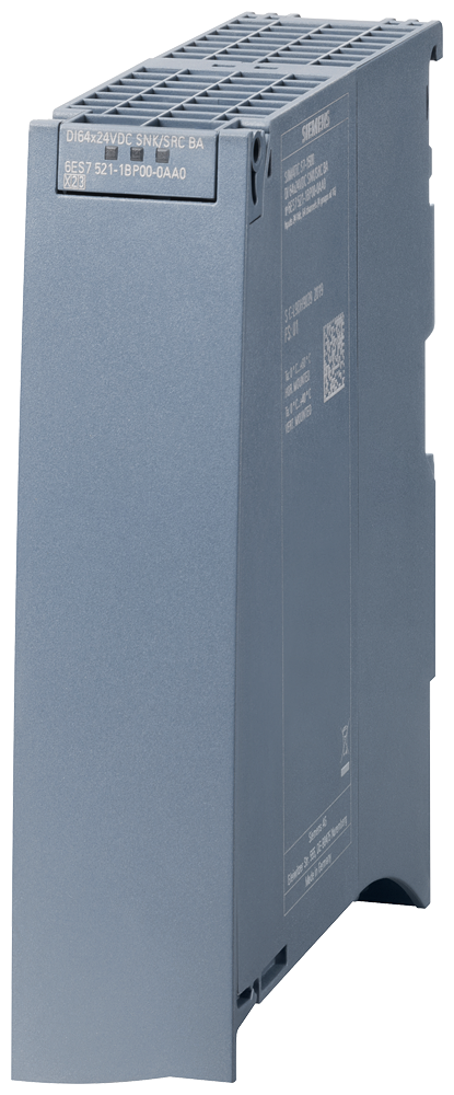 [Imagem MODULO ET200MP 64DI DC24V 25MM TIPO 3 6ES75211BP000AA0 SIEMENS]