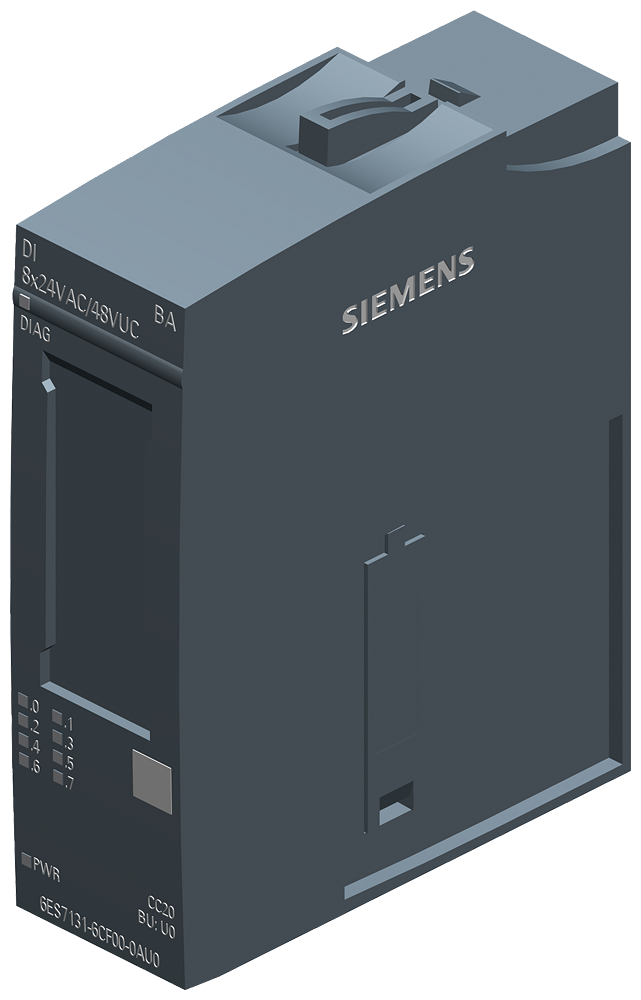 [Imagem do produto SIMATIC ET 200SP DI 8X24VAC/48VUC BA 6ES71316CF000AU0 SIEMENS]