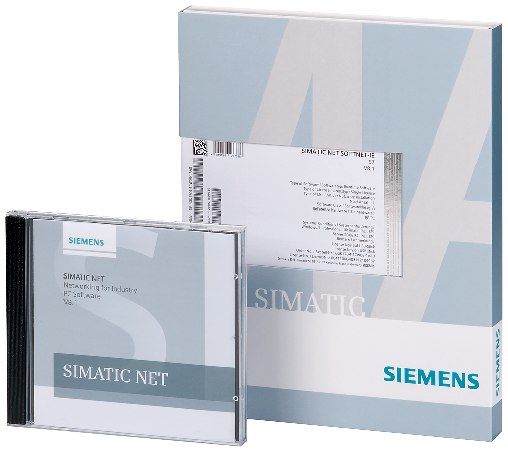 SOFTWARE DVD PC/WINDOWS V16 6GK17000AA170AA0 SIEMENS