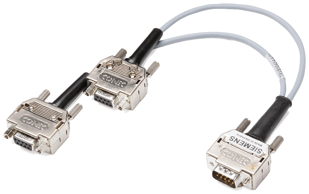 CABO DE ADAPTAÇÃO GPS-/DCF77 PARA TRANSCEPTOR SINC. 7XV5654-0BA00 FICHA X1 DI 7XV51043AA00 SIEMENS