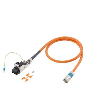 [Imagem CABO DE POTÊNCIA 30M 4X2X1,5 COM CONECTORES MOTION-CONNECT 800PLUS 6FX80025DS011DA0 SIEMENS]