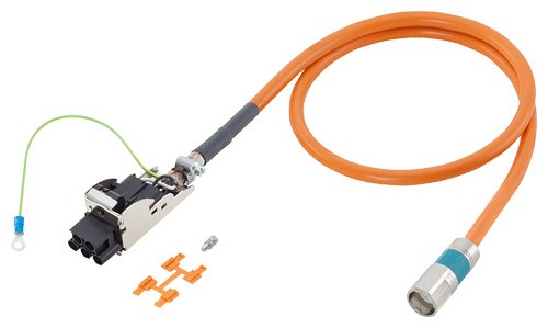 [Imagem CABO POT 50M COM CONECTORES 4X2X1.5 6FX80025DS011FA0 SIEMENS]