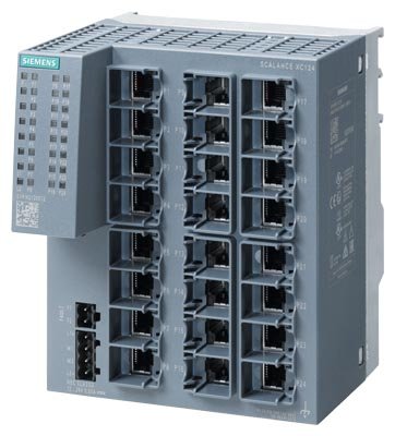 [Imagem SWITCH 24P RJ45 10/100 MBIT/S SCALANCE XC124 6GK51240BA002AC2 SIEMENS]