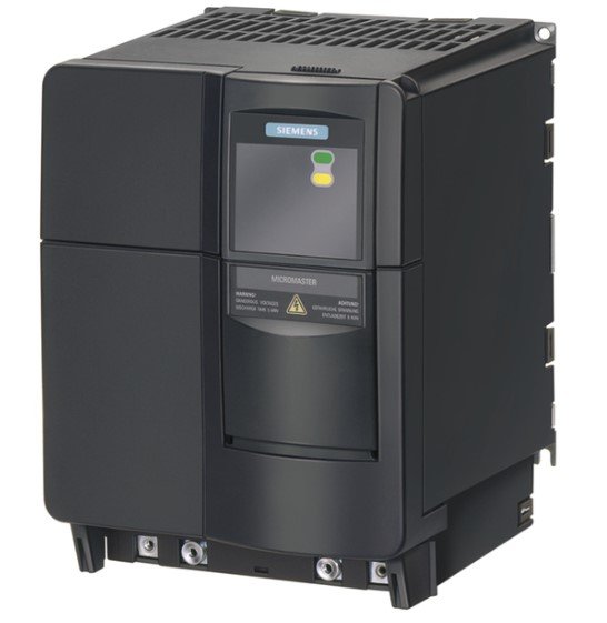 [Imagem INVERSOR DE FREQUÊNCIA TRIFÁSICO 11KW 26A 380/480V 47/63HZ S/FILTRO MICROMASTER 420 6SE64202UD311CA0 SIEMENS]