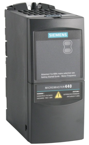 [Imagem INVERSOR DE FREQUÊNCIA TRIFÁSICO 2.2KW 7.5A 380/480V 50/60HZ MICROMASTER 440 6SE64402UD222BA0 SIEMENS]