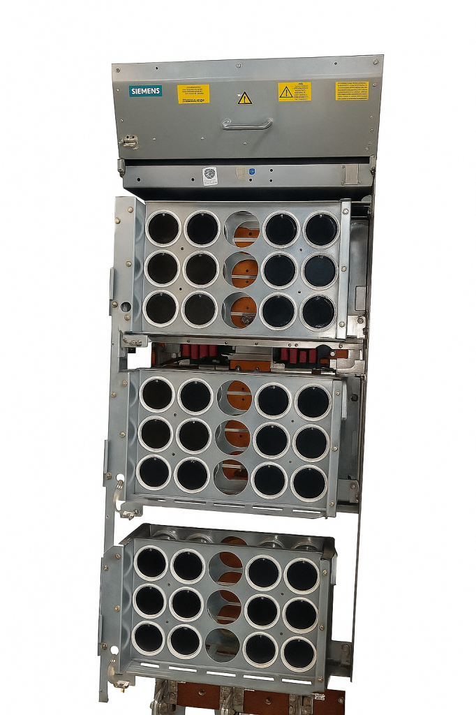 [Imagem do produto INVERSOR DE FREQUÊNCIA TRIFÁSICO 630KW 650A 890/930VCC 50/60HZ 6SE70365WK60 SIEMENS]