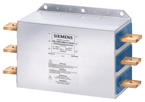 [Imagem FILTRO RFI 380-480V 3AC 1200A 6SL30000BE412AA0 SIEMENS]