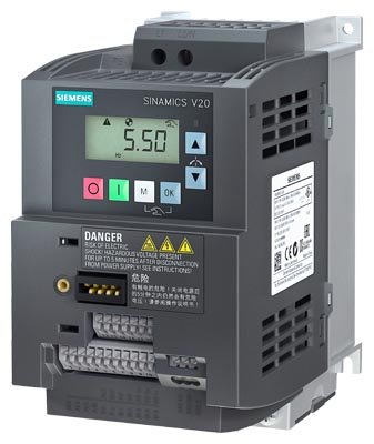 [Imagem INVERSOR  DE FREQUÊNCIA MONOFÁSICO/TRIFÁSICO 1,5KW 7,8A 200/240V 47/63HZ 6SL32105BB215UV1 SIEMENS]