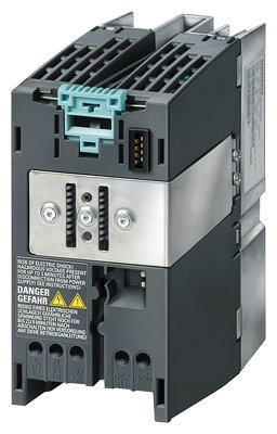 [Imagem MÓDULO DE POTÊNCIA TRIFÁSICO 1,1KW 3,1A 380/480V 47/63HZ IP20 SINAMICS G120 PM240 6SL32240BE211UA0 SIEMENS]