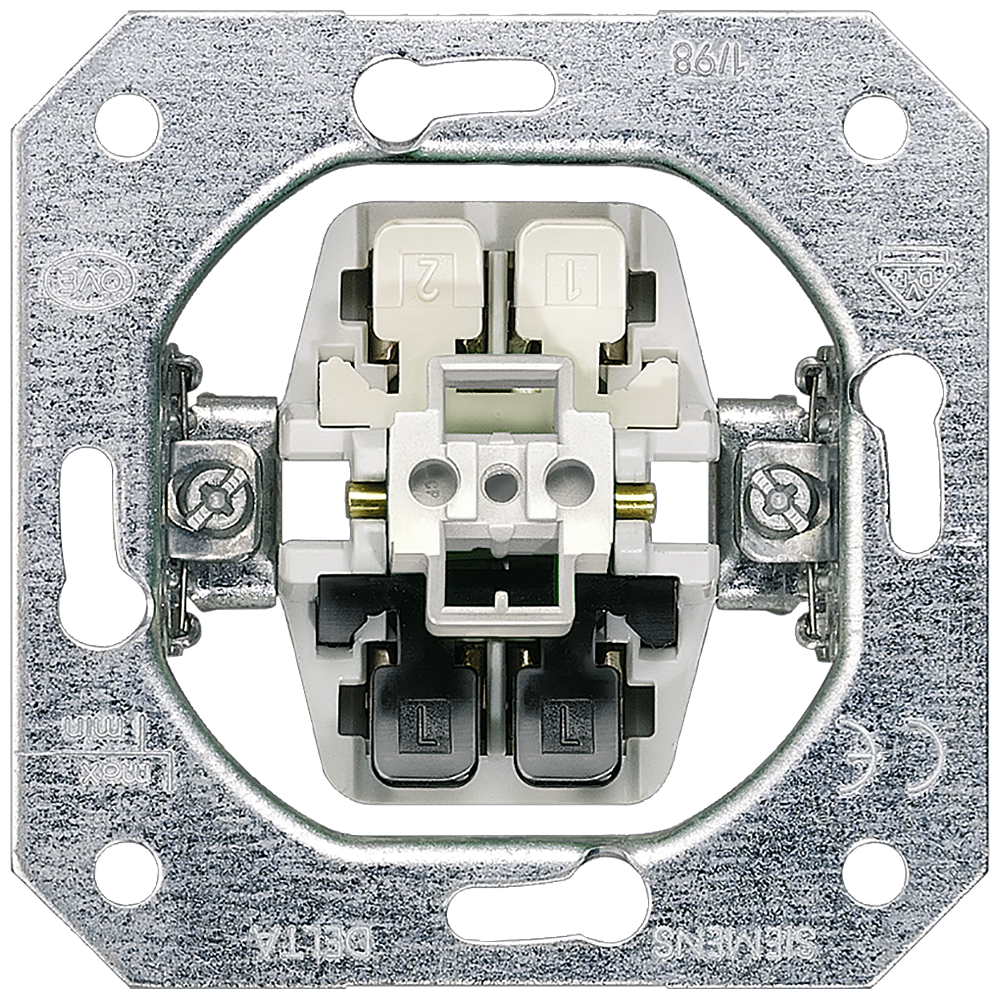 ELEMENTO DO APARELHO INTERRUPTOR INTERMÉDIO DE MONTAGEM EMBUTIDA 5TA2132 SIEMENS
