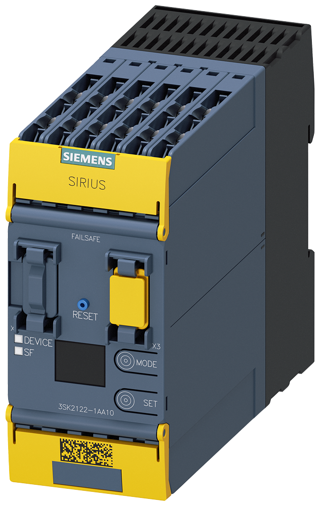 [Imagem DISPOSITIVO DE COMUTAÇÃO DE SEGURANÇA SIRIUS EQUIPAMENTO DE BASE 3SK2 20 F-D 3SK21221AA10 SIEMENS]