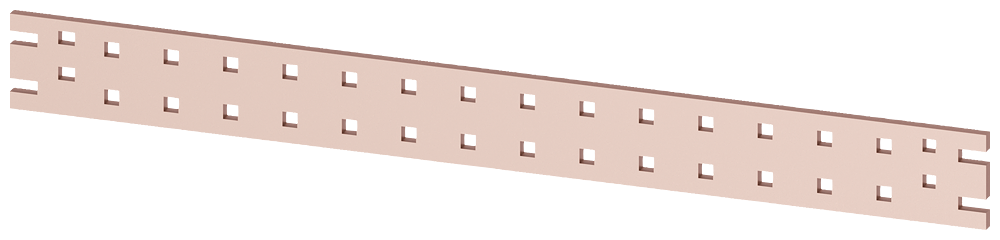 BARRAMENTO N 80X10MM L: 850MM 8LK40027AA72 SIEMENS