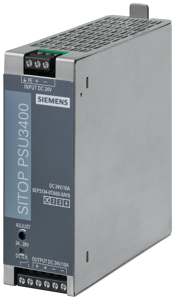 [Imagem ALIMENTAÇÃO DE CORRENTE SITOP PSU3400, 24 V CC/ 24 V CC/10 A 6EP31340TA000AY0 SIEMENS]