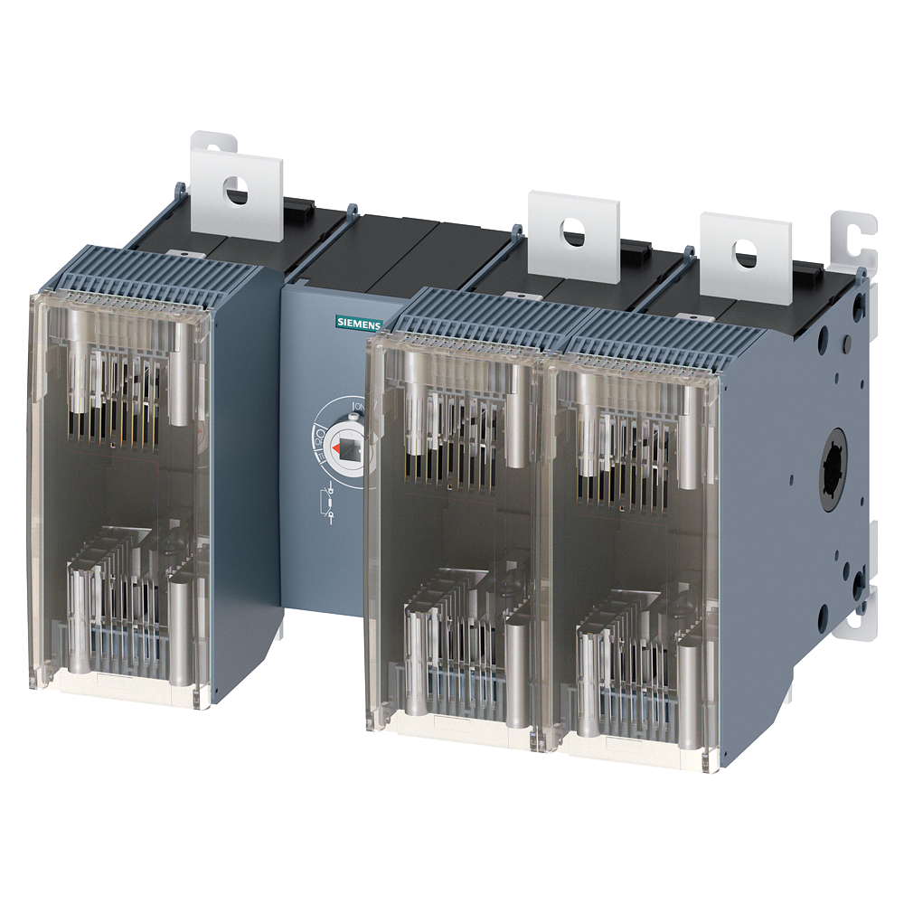 [Imagem do produto CHAVE SECCIONADORA TRIPOLAR SOB CARGA 630A 690V 3KF53630MF11 SIEMENS]