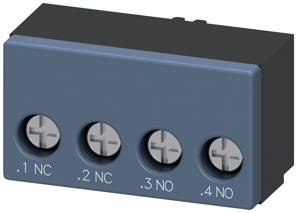 [Imagem BLOCO CONTATO AUXILIAR PARA 3RA6, 1NA+1NF 3RA69131A SIEMENS]