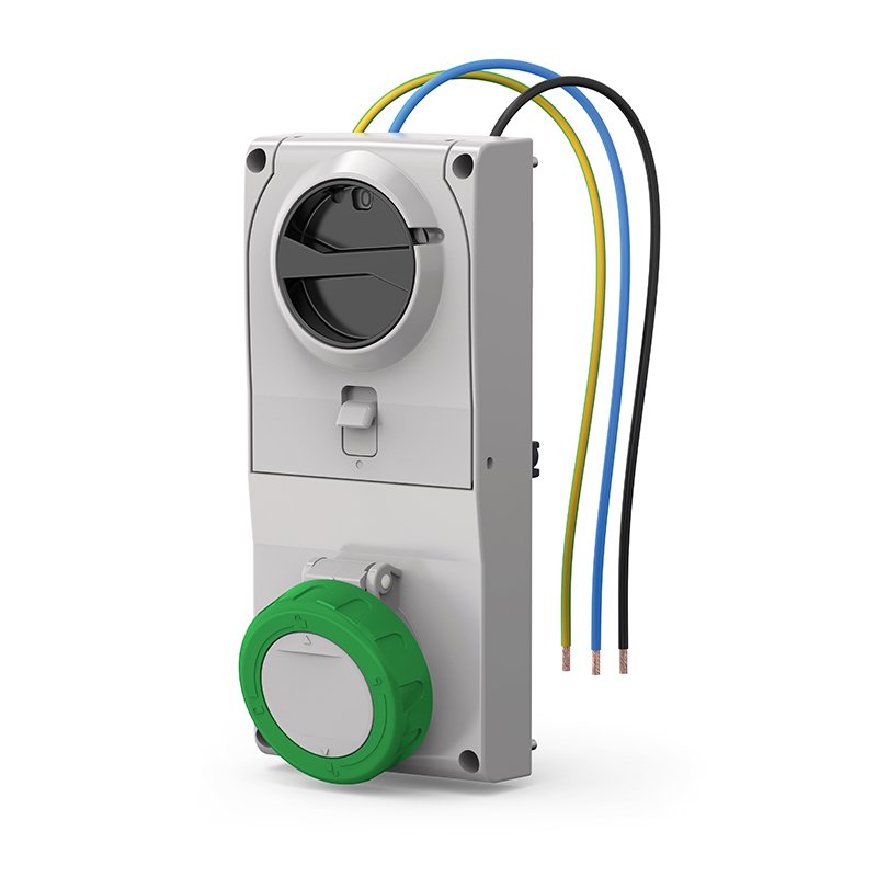 [Imagem do produto TOMADA DE EMBUTIR COM FUSÍVEL .2P+T 16A 2H 408.16832 SCAME]