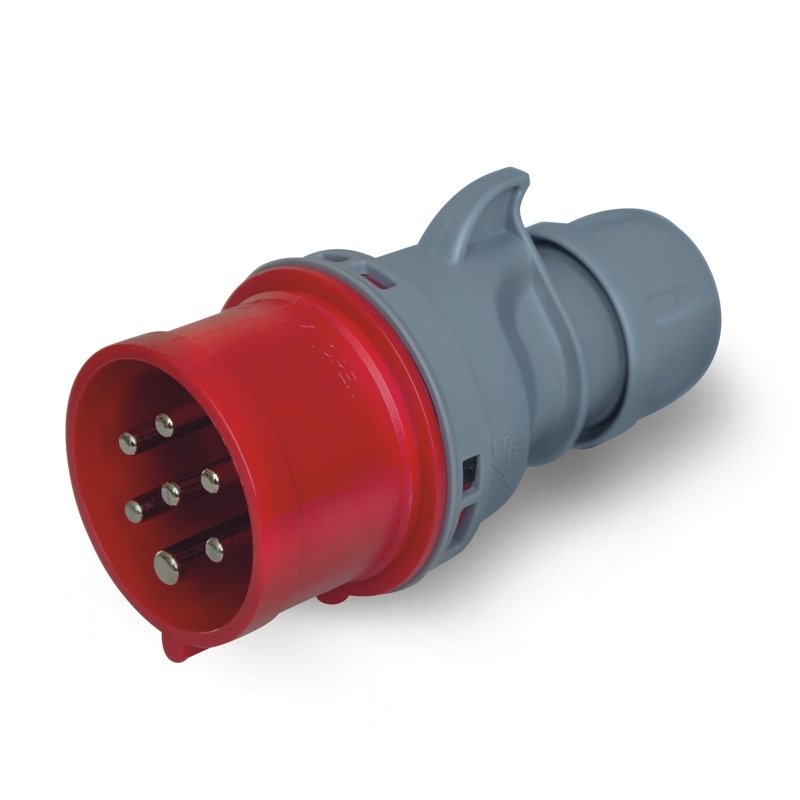 [Imagem do produto PLUGUE MÓVEL 3P+N+T IP44 16A 5H 600-690V 213.16377 SCAME]