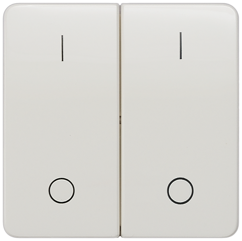 BÁSCULA COM SÍMBOLOS I/O PARA BOTÃO 2X POSIÇÃO CENTRAL BRANCO T 5TG7962 SIEMENS